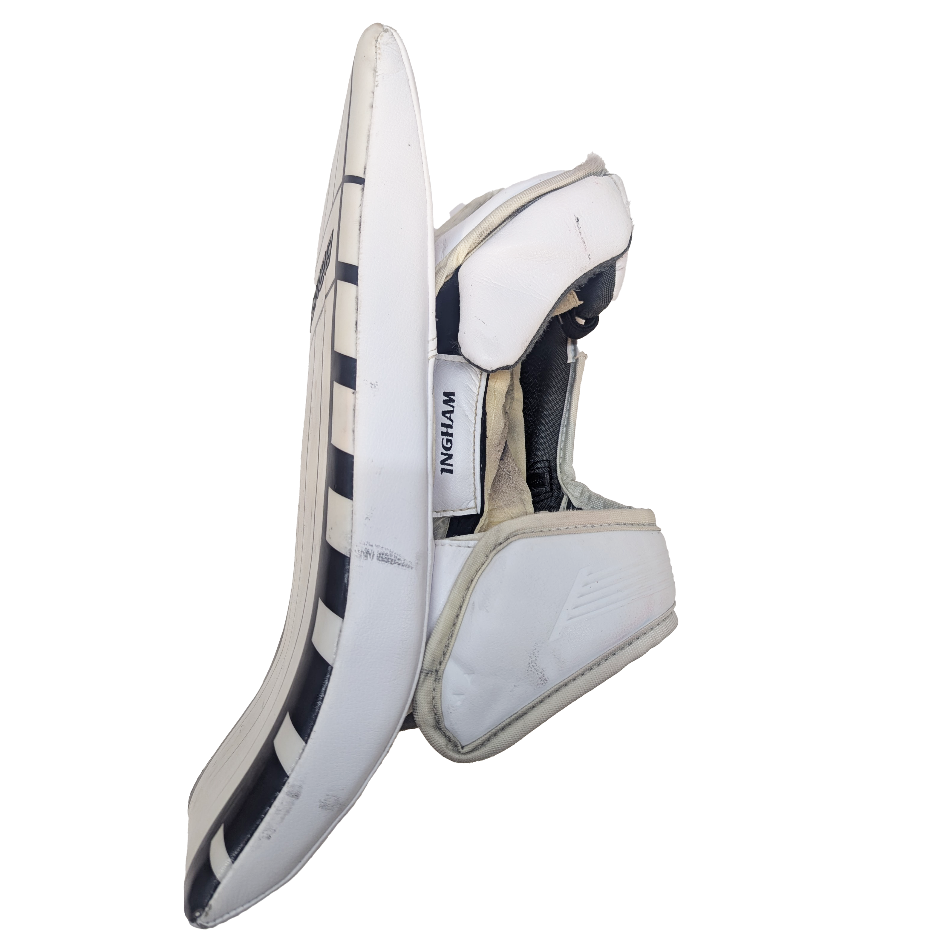 Bauer Supreme Mach - Ensemble complet de gardien de but Pro Stock d'occasion (blanc/noir/argent)